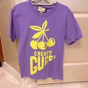 Authentic New With Tags Gucci Cherry Tee